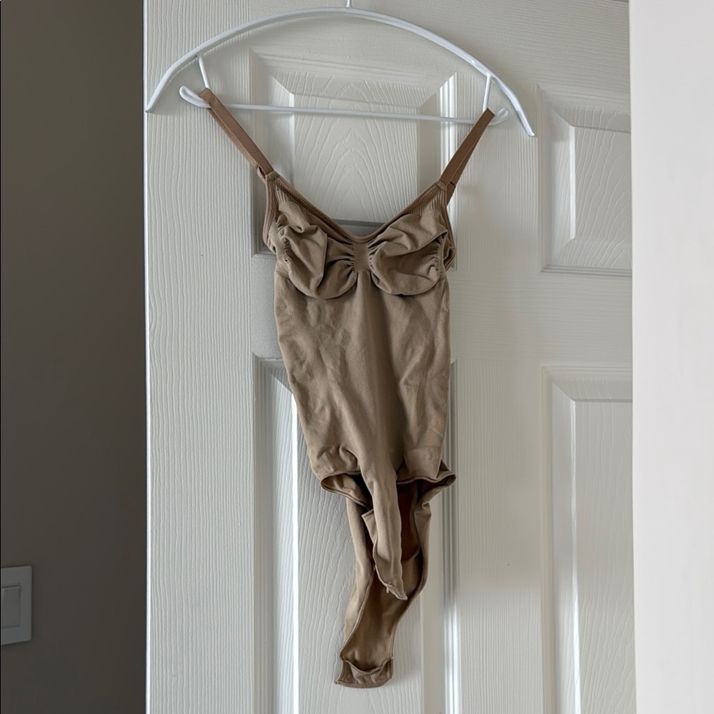 SKIMS Brown Shapewear Bodysuit